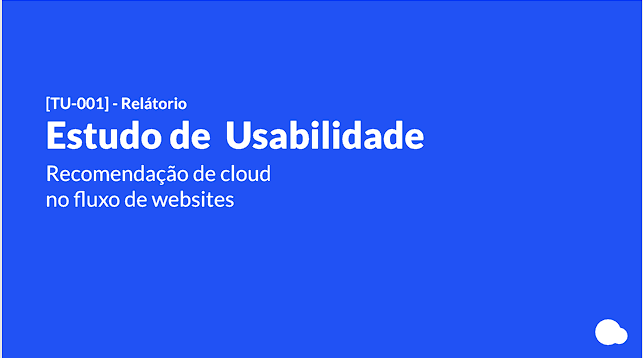 Páginas do relatório de testes