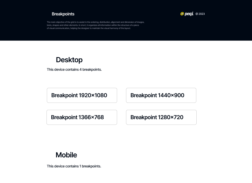 Styleguide Peqi: Grid — componentes