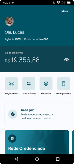 App depois do redesign